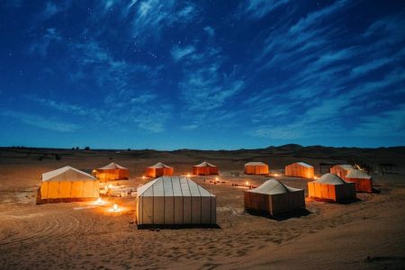 Dinner and Camel ride in the Agafay desert